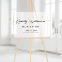 Firmenname Stilvolle Signatur-Script Mattiert