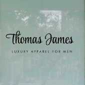 Firmenname Stilvolle Signaturschrift Fensteraufkleber