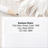 Firmenname Telefonnummer Weiße Rücksendeadresse (Insitu)