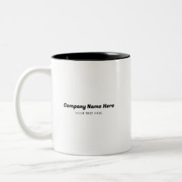 Firmenname & Text Kundengeschenke Zweifarbige Tasse
