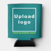 Firmenname und Aquamarines Logo können abkühlen Dosenkühler (Vorderseite)