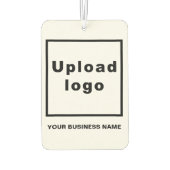 Firmenname und Logo auf Air Freshener Autolufterfrischer (Rückseite)