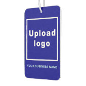 Firmenname und Logo auf Blue Air Freshener Autolufterfrischer (Links)