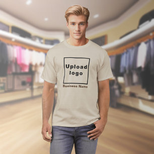 Firmenname und Logo auf dem farbigen T - Shirt San