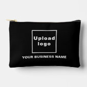 Firmenname und Logo auf dem schwarzen, kleinen Beu Zubehörtasche (Vorderseite)