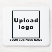 Firmenname und Logo auf der Maus Mousepad (Vorne)