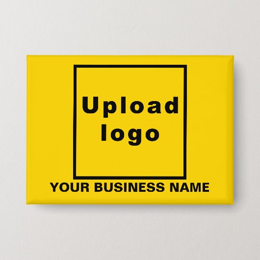 Firmenname und Logo auf der Schaltfläche Gelbes Re Button (Vorderseite)