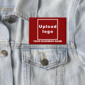 Firmenname und Logo auf der Schaltfläche "Red Rect Button (Insitu)