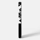 Firmenname und Logo-Muster Case-Mate iPhone Hülle (Rückseite / Links)