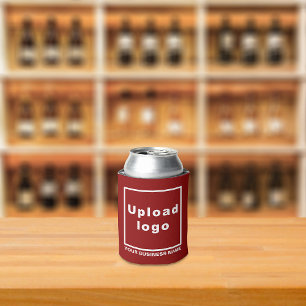 Firmenname und Logo Red Can Cooler Dosenkühler