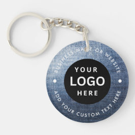 Firmenname und Logo Schlüsselanhänger