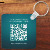 Firmenname und Logo Schlüsselanhänger (Rückseite)