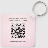 Firmenname und Logo Schlüsselanhänger (Rückseite)