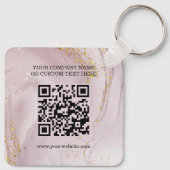 Firmenname und Logo Schlüsselanhänger (Rückseite)