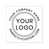 Firmenname und URL-Logo-Vorlage Permastempel (Design)