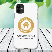 Firmenname und Website des Unternehmens mit kunden iPhone Hülle