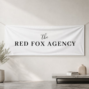 Firmenname Unternehmen Branded 2,5' x 6' Banner