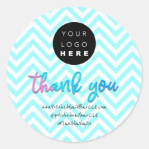 Firmenname Vielen Dank, dass Sie White Blue einkau