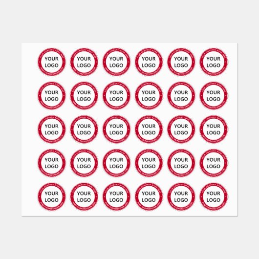 Firmenname Website-Firmenzeichen Firmenzeichen Etiketten (Blatt)