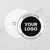 Firmenname & Website oder Slogan, Danke usw. Einladung (Vorne/Hinten)