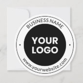 Firmenname & Website oder Slogan, Danke usw. Einladung (Vorderseite)
