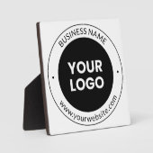 Firmenname & Website oder Slogan, vielen Dank etc. Fotoplatte (Vorderseite)