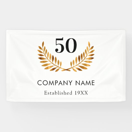 Firmenname: Weißgold Banner (Horizontal)