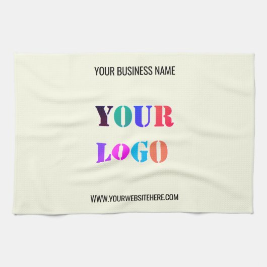 Firmenname Werbeaktion Personalisiert Geschirrtuch (Horizontal)