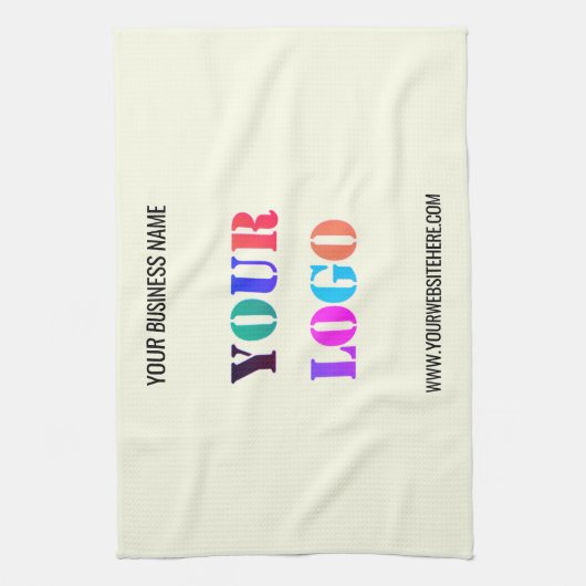 Firmenname Werbeaktion Personalisiert Geschirrtuch (Vertikal)