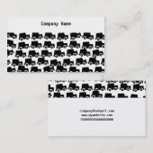 Firmennamen Black Cars, Company Visitenkarte (Vorne/Hinten)