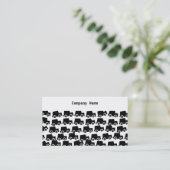 Firmennamen Black Cars, Company Visitenkarte (Stehend Vorderseite)