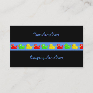 Firmennamen Duck Banner, Your Name Here, Company Visitenkarte