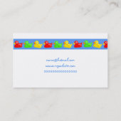 Firmennamen Duck Banner, Your Name Here, Company Visitenkarte (Rückseite)