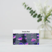 Firmennamen Grunge Fish, Company Visitenkarte (Stehend Vorderseite)