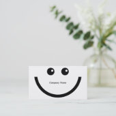 Firmennamen Happy Face, Company Visitenkarte (Stehend Vorderseite)