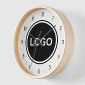 Firmenrundlogo markierte Bürodekoration Uhr (Winkel)