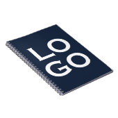 Firmenspezifische Logos oder Firmenlogo für Navy B Notizblock (Rechte Seite)