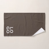 Firmenspezifische oder geschäftliche Logo auf Brau Badhandtuch Set (Handtuch)