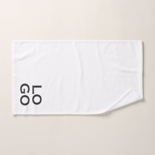 Firmenspezifische oder geschäftliche Logo auf Weiß Badhandtuch Set (Handtuch)