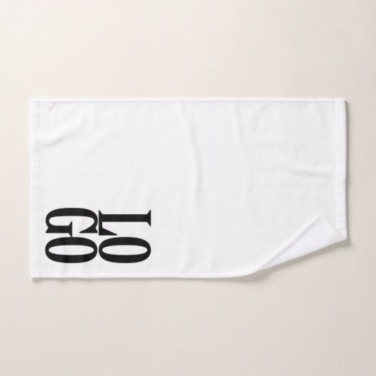 Firmenspezifische oder geschäftliche Logo auf Weiß Badhandtuch Set (Handtuch)