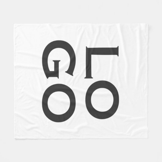 Firmenspezifische oder geschäftliche Logo auf Weiß Fleecedecke (Vorderseite (Horizontal))