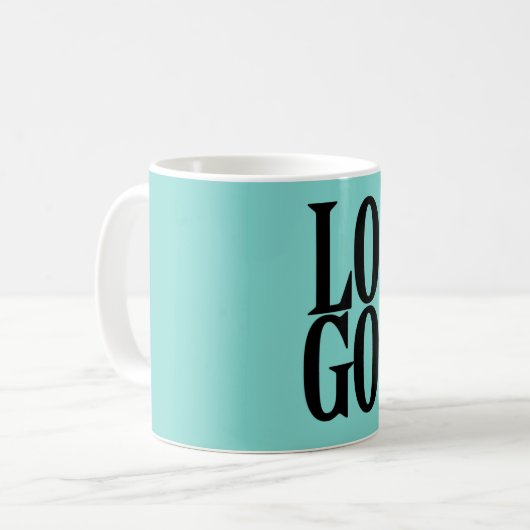 Firmenspezifische oder unternehmensspezifische Log Kaffeetasse (Vorderseite Links)