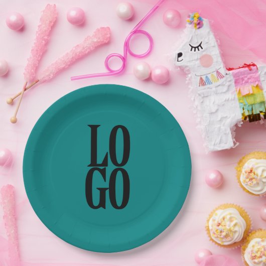 Firmenspezifische oder unternehmensspezifische Log Pappteller (Party)