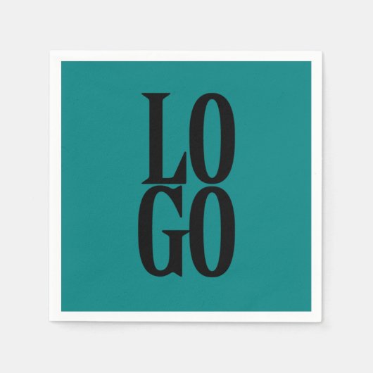 Firmenspezifische oder unternehmensspezifische Log Serviette (Vorderseite)