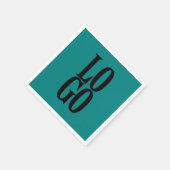 Firmenspezifische oder unternehmensspezifische Log Serviette (Ecke)