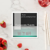 Firmenveranstaltungen - Kundenspezifische Unterneh Serviette (Beispiel)