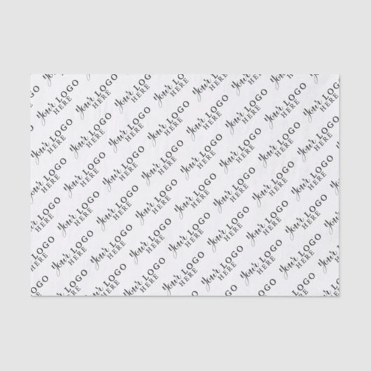 Firmenverpackung für kundenspezifische Logos Seidenpapier (Vorderseite)