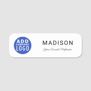 Firmenvertreter Namensschild