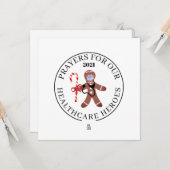 Firmenweihnachtsfest 2021 Logos für Mitarbeiter im Karte (Vorderseite/Rückseite Beispiel)