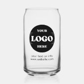 Firmenwerbung für Unternehmen Moderne, einfach Dosenglas (Vorderseite)